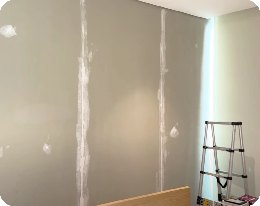 Wall Condition Before Instalation Industrial Wallpaper